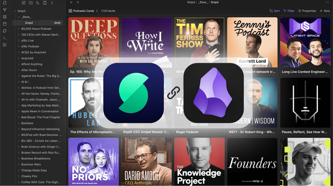 Sync Your Podcast Highlights to Obsidian